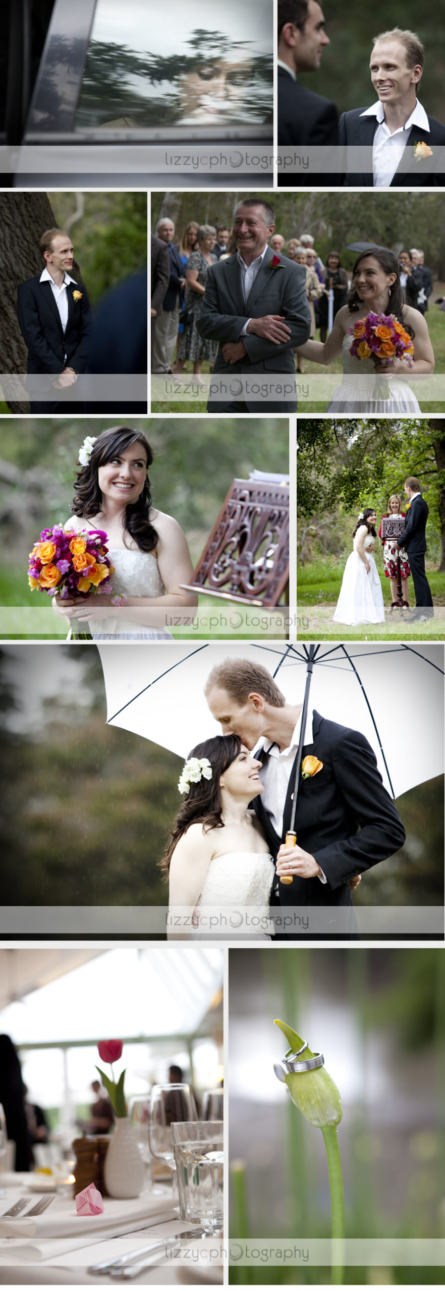 wedding ceremony yarra river