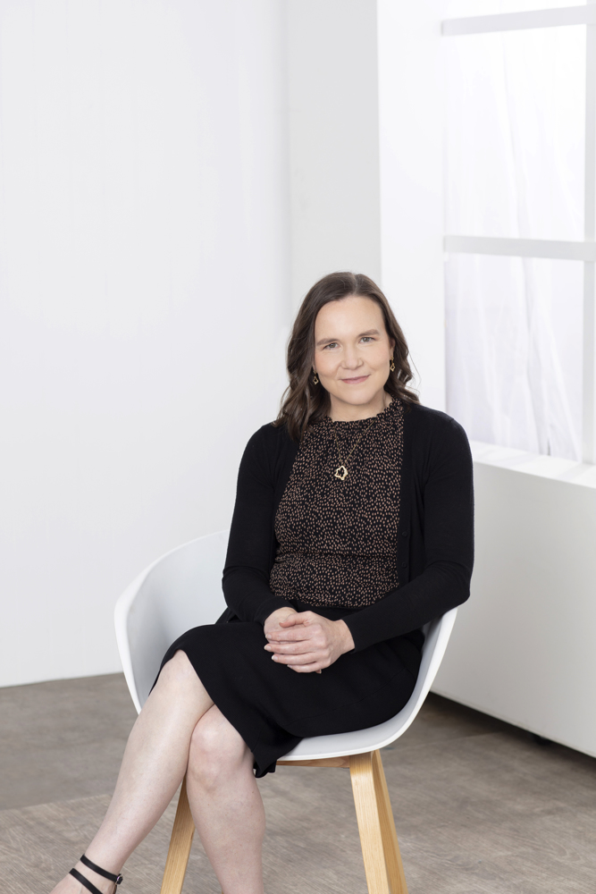 Editorial portrait of Melbourne professional in a room