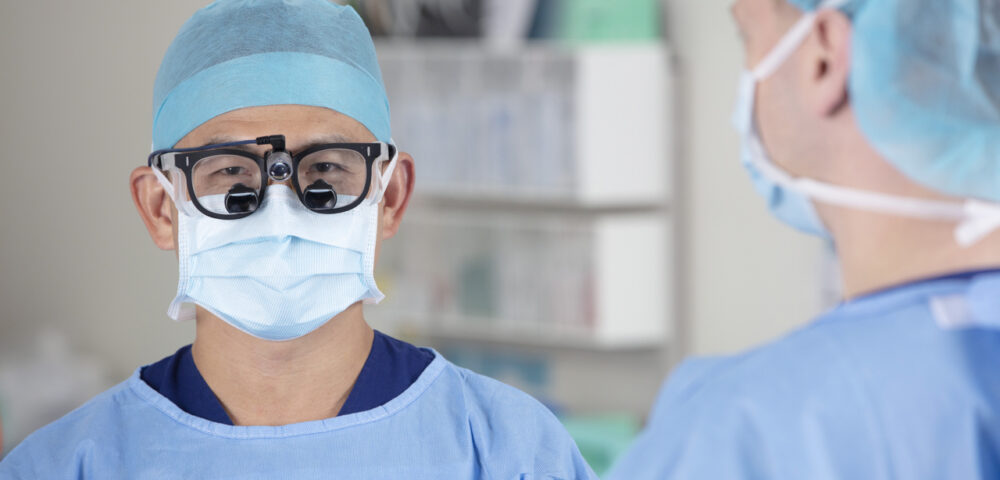 Professional photography of Melbourne doctor and surgeon in operating theatre